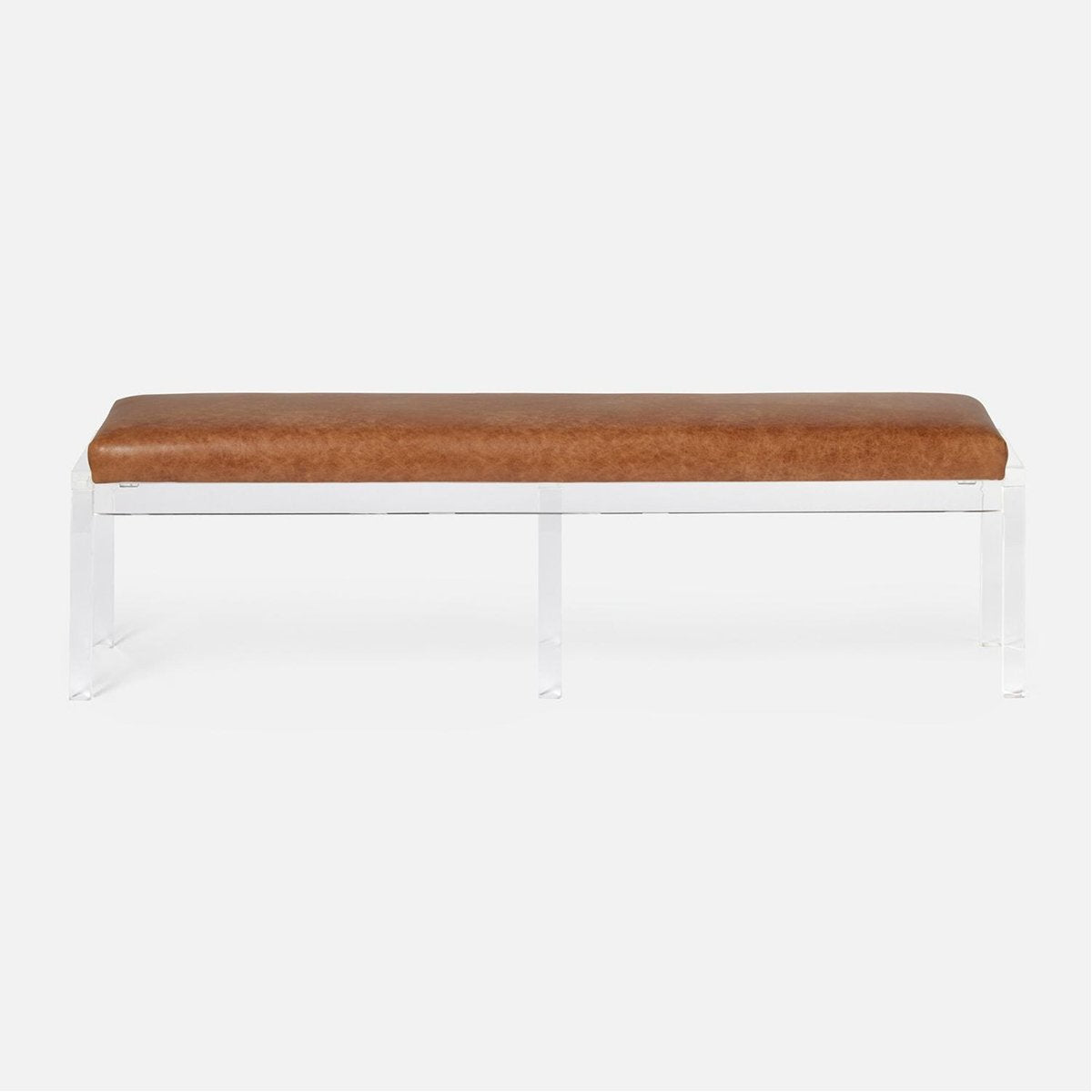  Made Goods Artem Triple Upholstered Bench in Marano Lambskin 