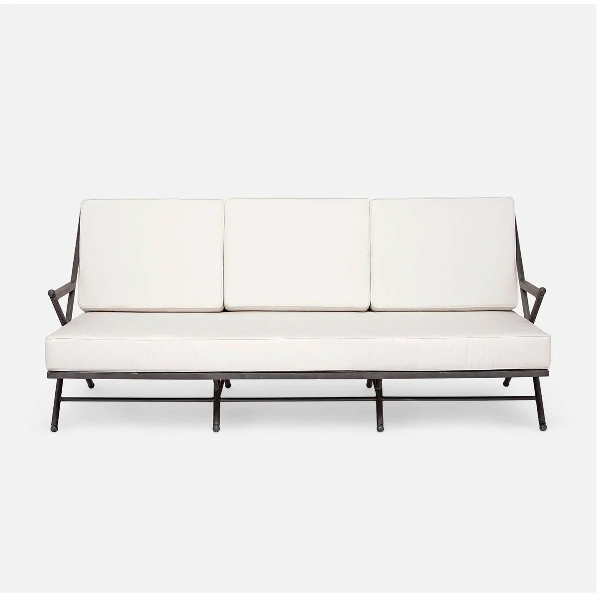  Made Goods Balta Metal Outdoor Sofa, Pagua Fabric 