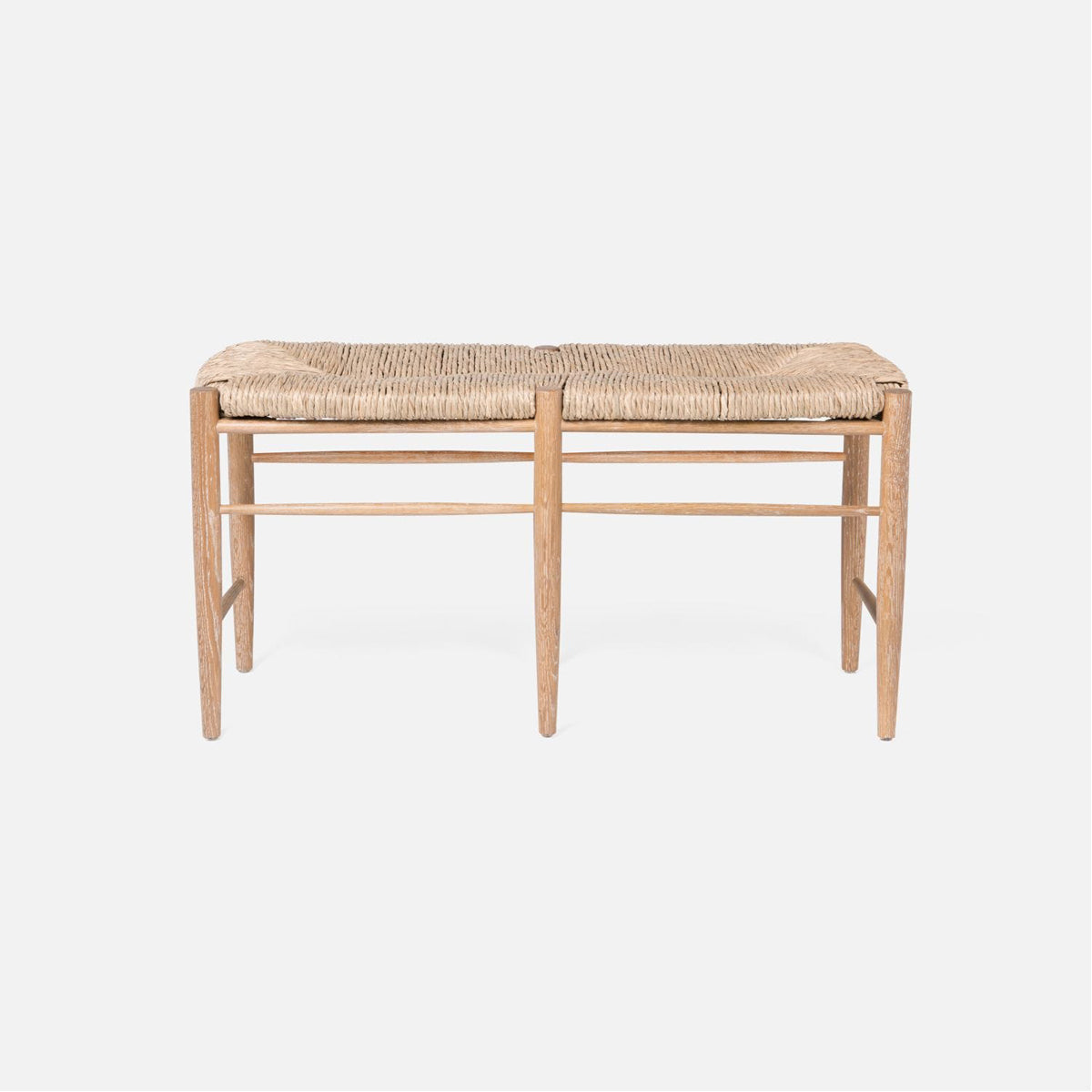  Made Goods Colwyn Cerused Oak Mid-Size Bench 