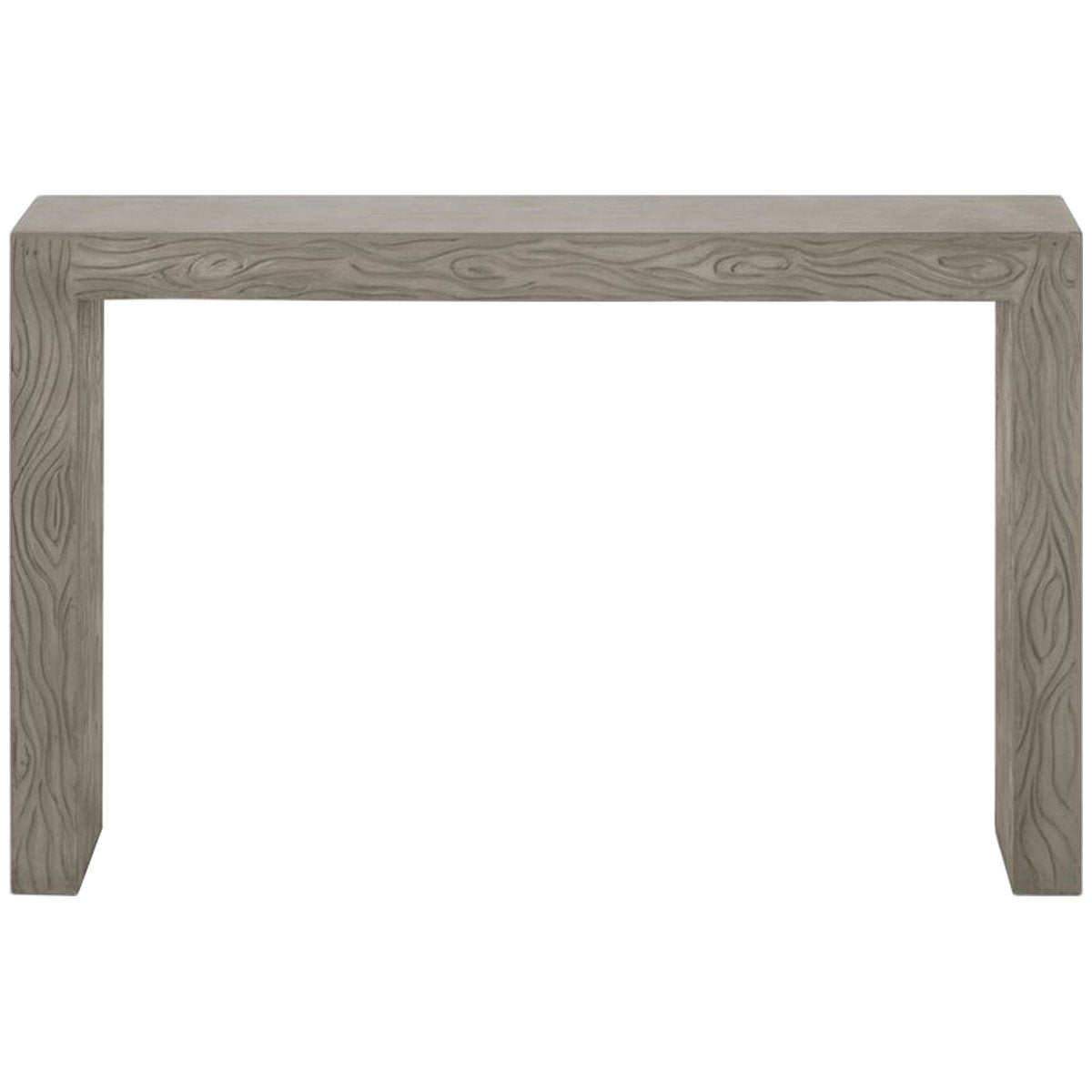  Made Goods Liam Faux Bois Parsons Concrete Outdoor Console Table 