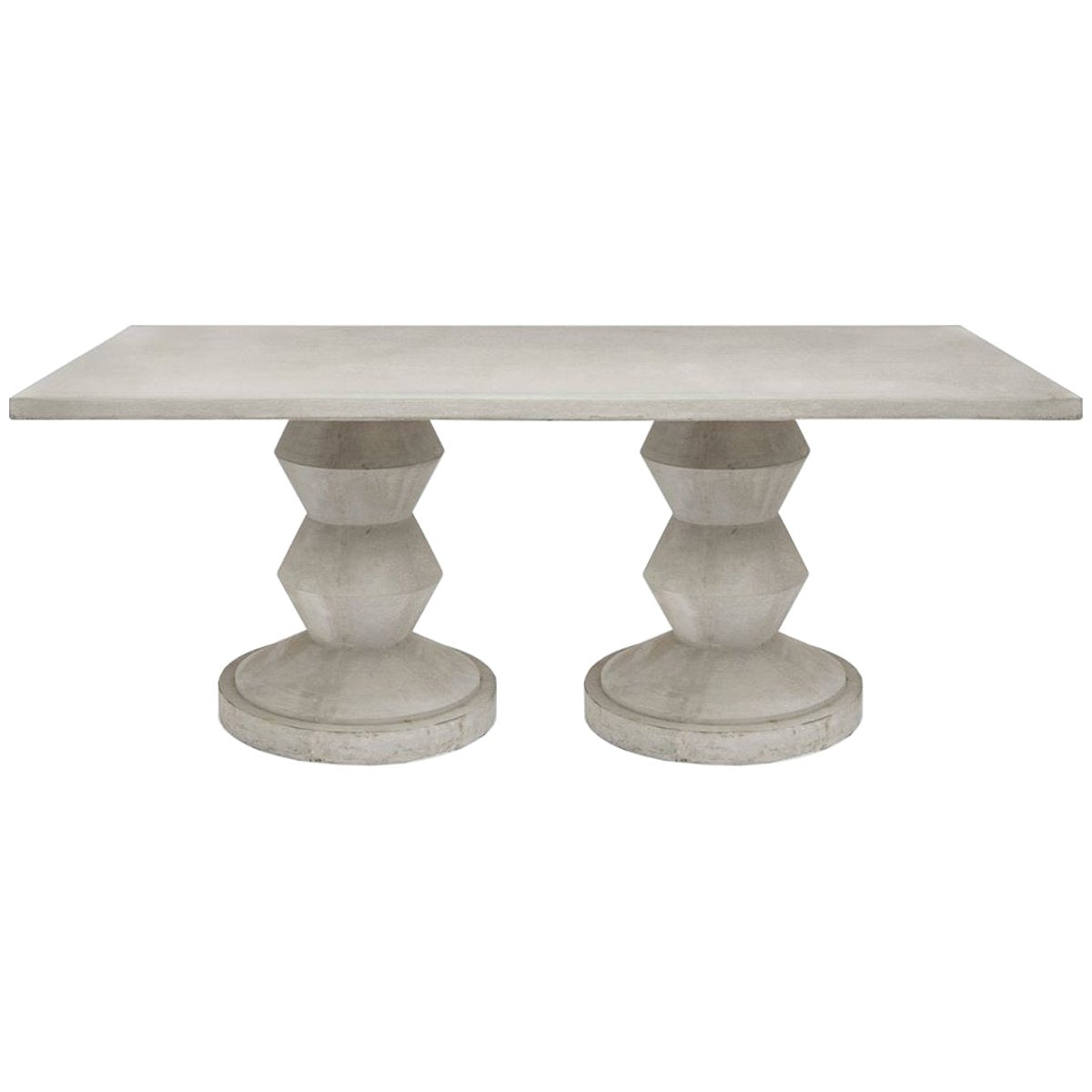  Made Goods Montgomery Concrete Rectangular Outdoor Dining Table 