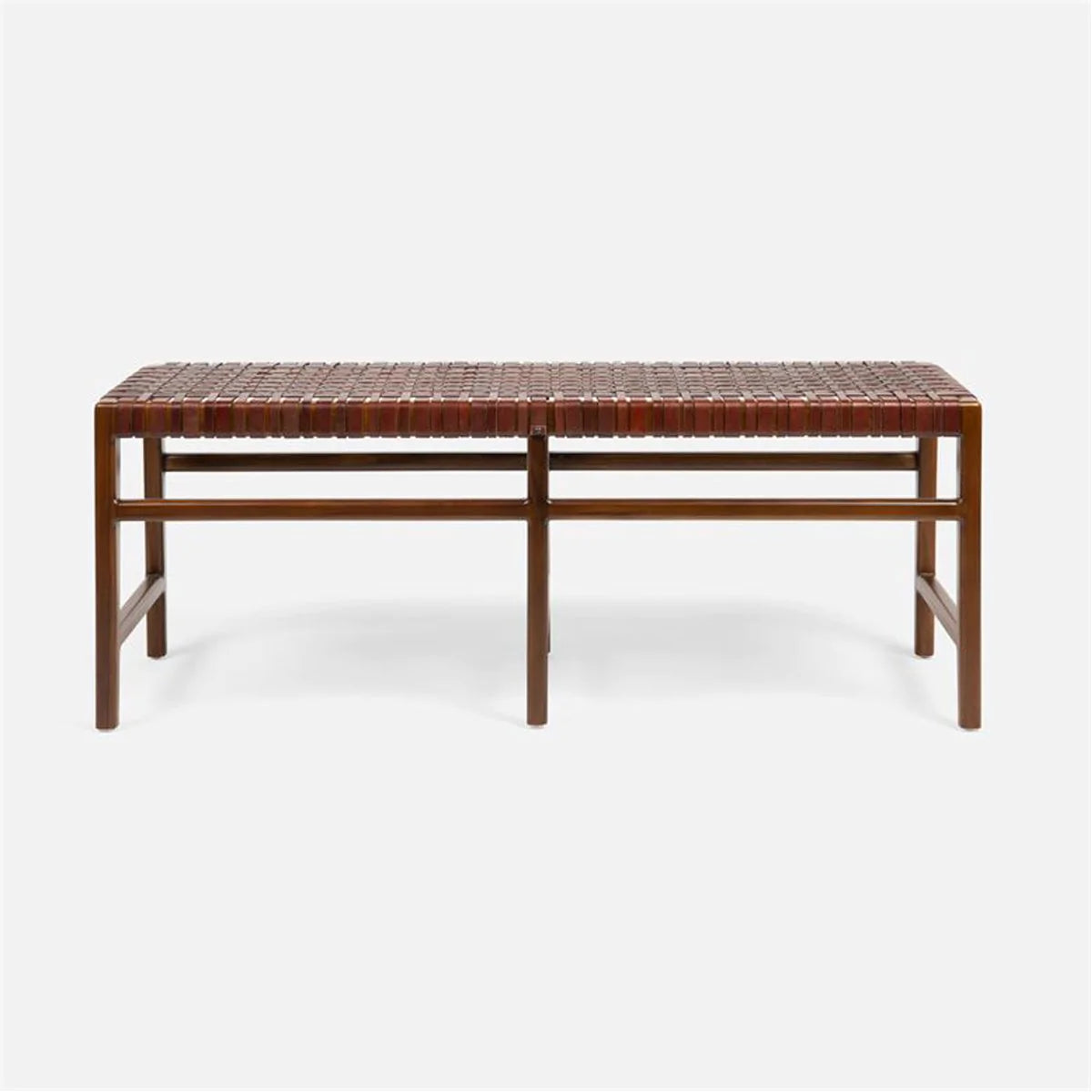  Made Goods Percy Full-Grain Leather Double Bench 