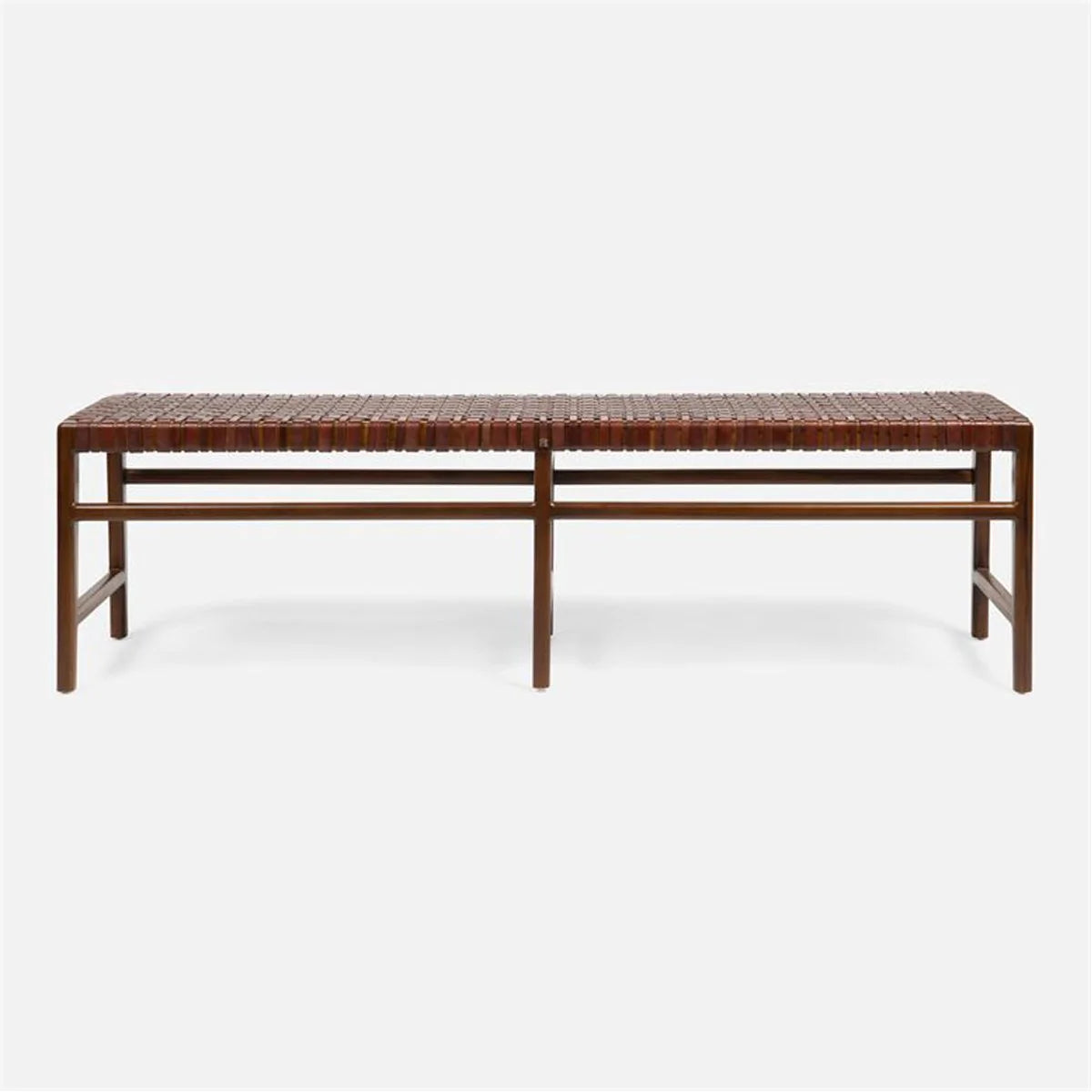  Made Goods Percy Full-Grain Leather Triple Bench 