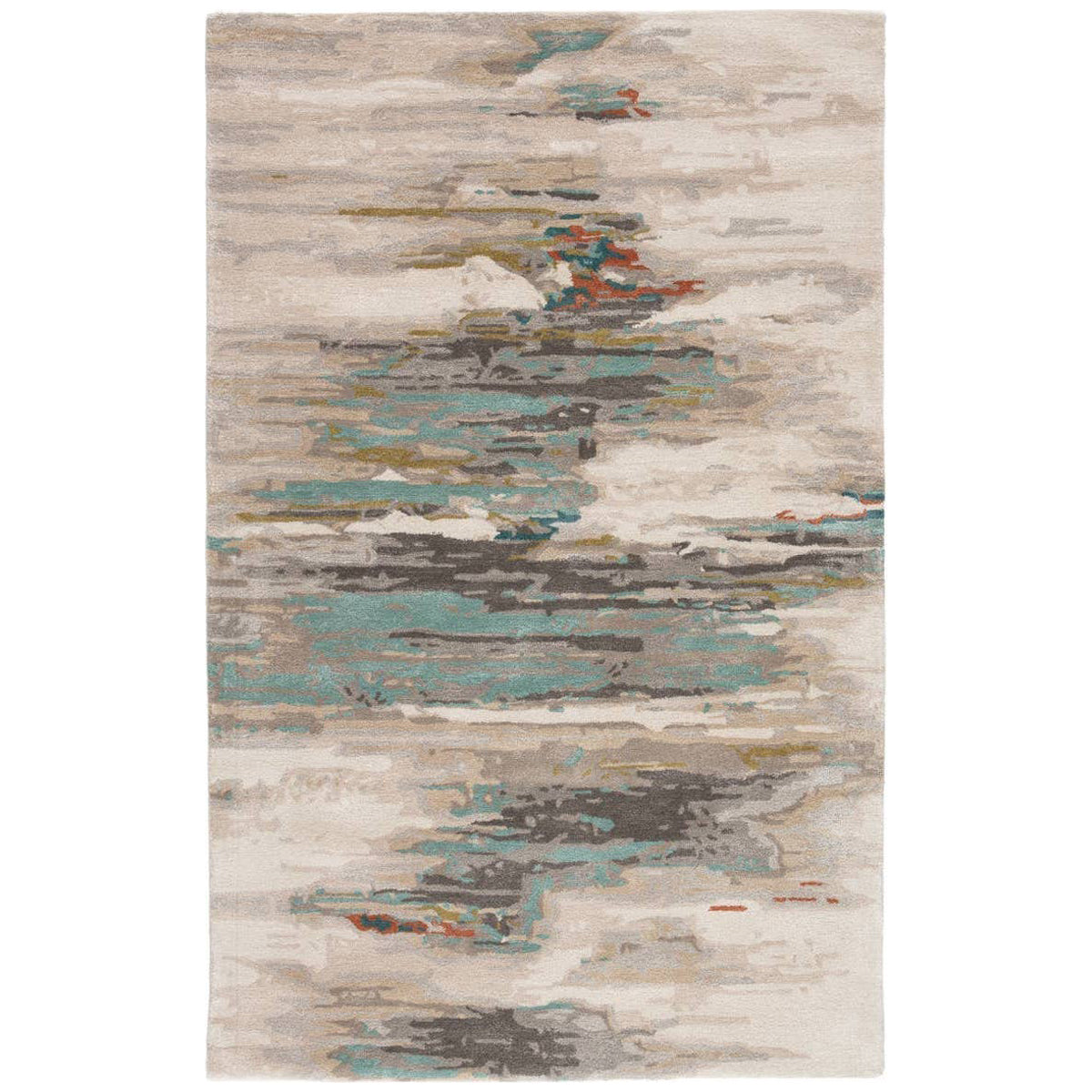  Jaipur Genesis Ryenn Abstract GES06 Gray/Blue Area Rug 