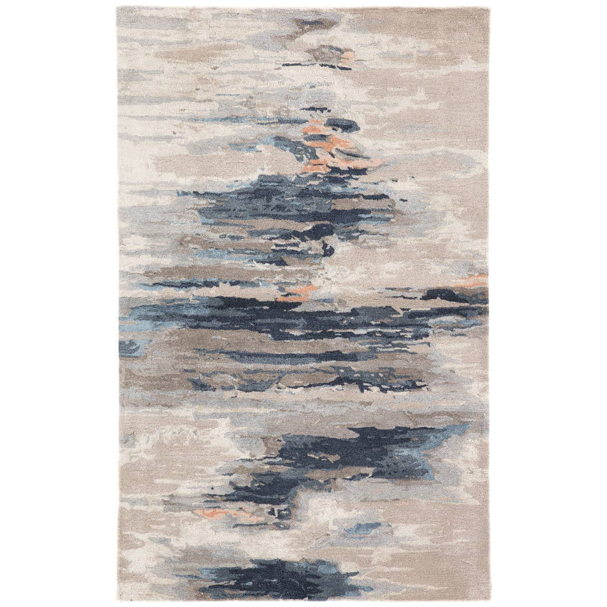  Jaipur Genesis Ryenn Abstract Blue Pink GES19 Area Rug 