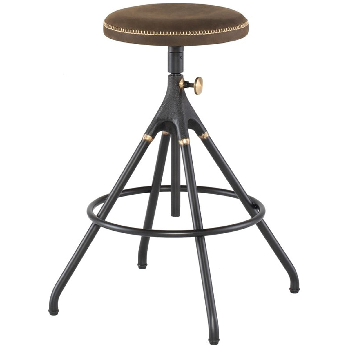  Nuevo Living Akron Counter Stool - Leather 