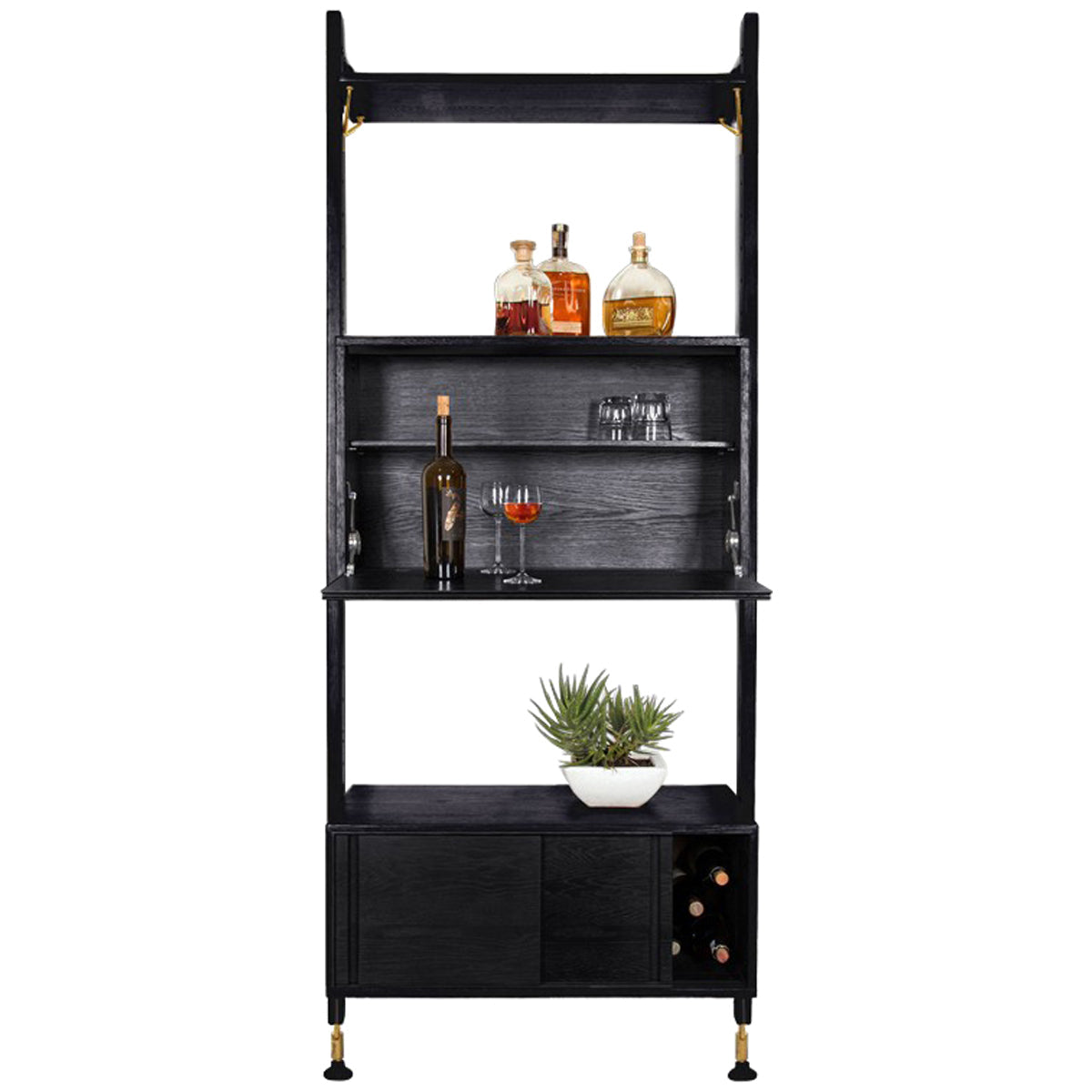  Nuevo Living Theo Wall Unit with Bar 