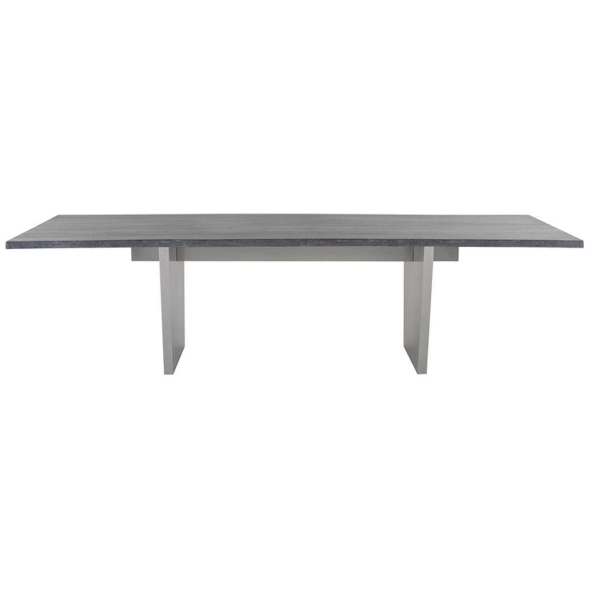  Nuevo Living Aiden Dining Table with Brushed Stainless Legs 