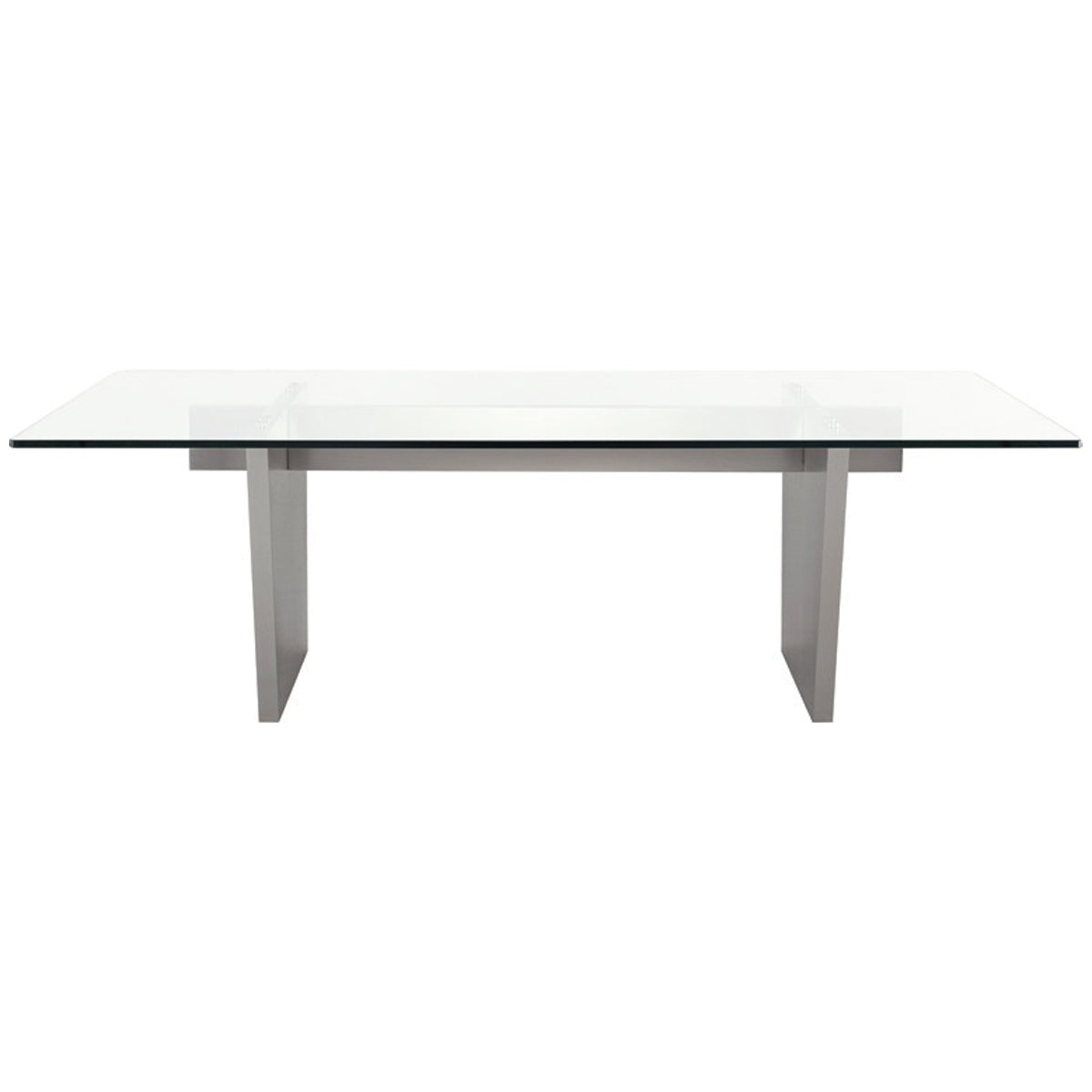  Nuevo Living Aiden Dining Table - Clear Tempered Glass 