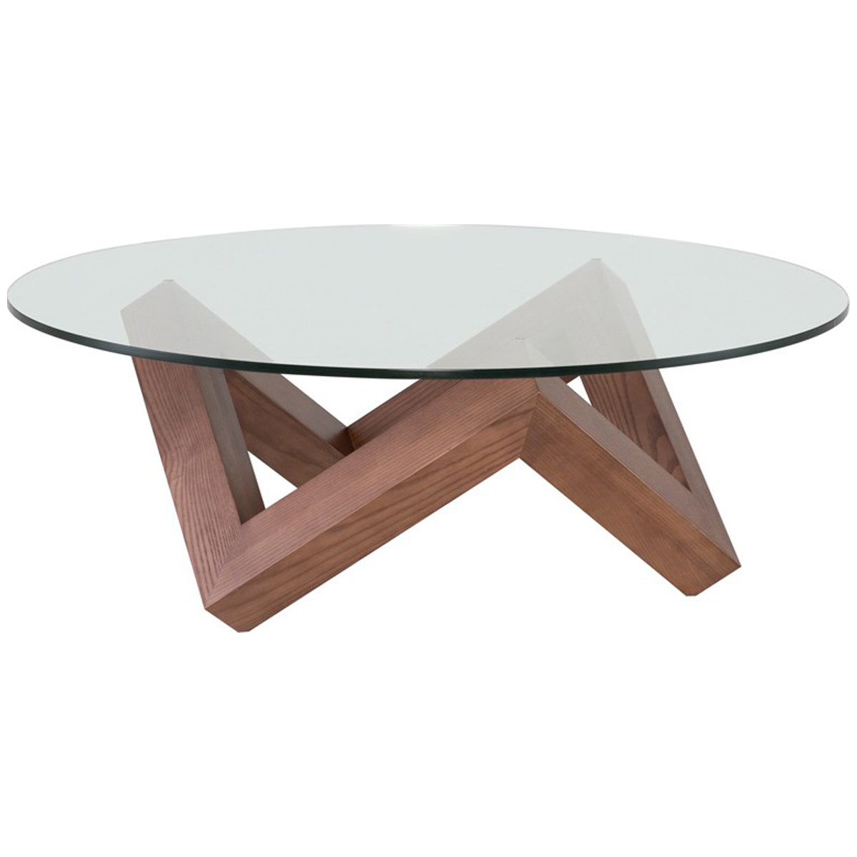  Nuevo Living Como Coffee Table - Walnut Base 