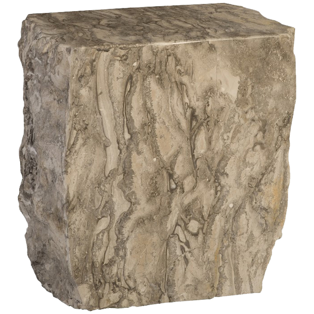  Phillips Collection Marble Stool - Gray 