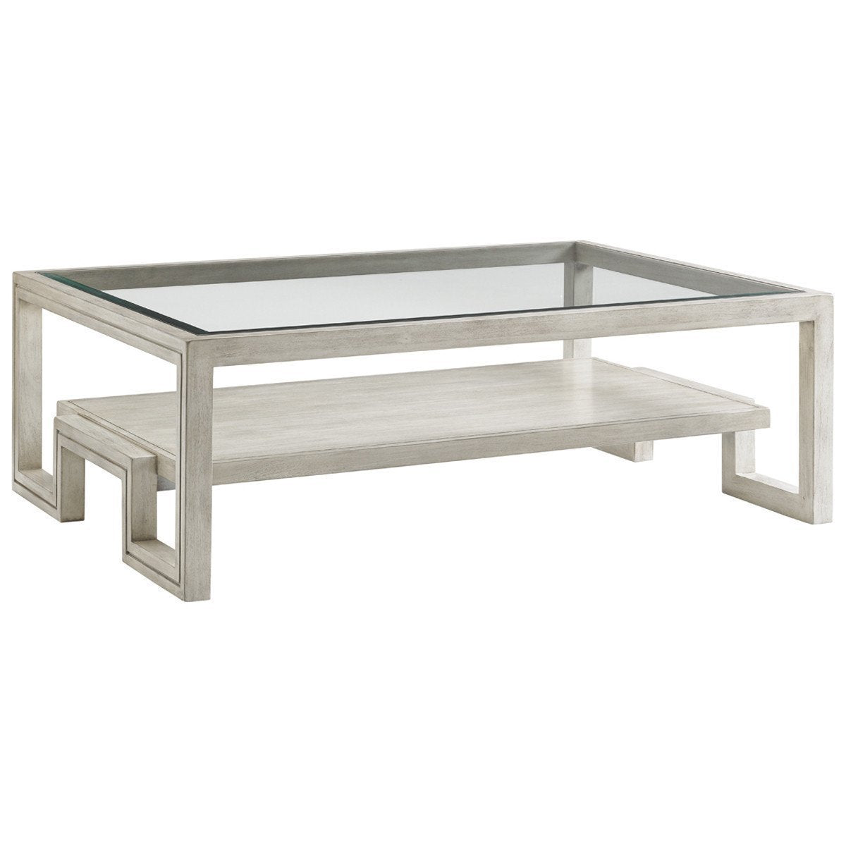  Lexington Oyster Bay Saddlebrook Rectangular Cocktail Table 