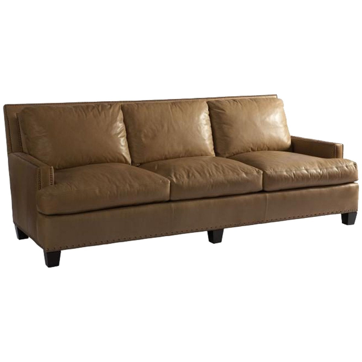  Lillian August Smithfield Leather Sofa 