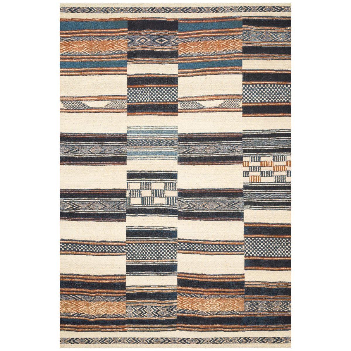  Loloi Mika MIK-04 Ivory Multi Power Loomed Rug 