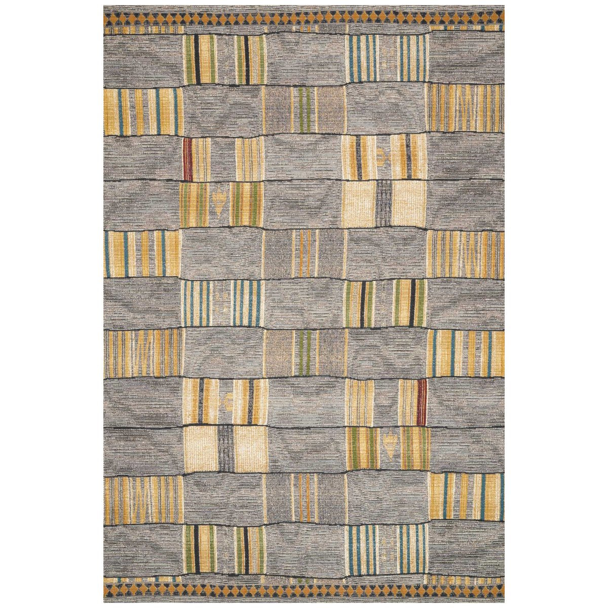  Loloi Mika MIK-10 Granite Multi Power Loomed Rug 