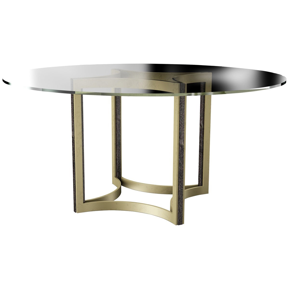  Caracole Modern Artisan Remix Glass Top 60-Inch Table 