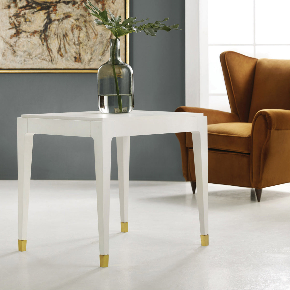  Modern History Minimal End Table 