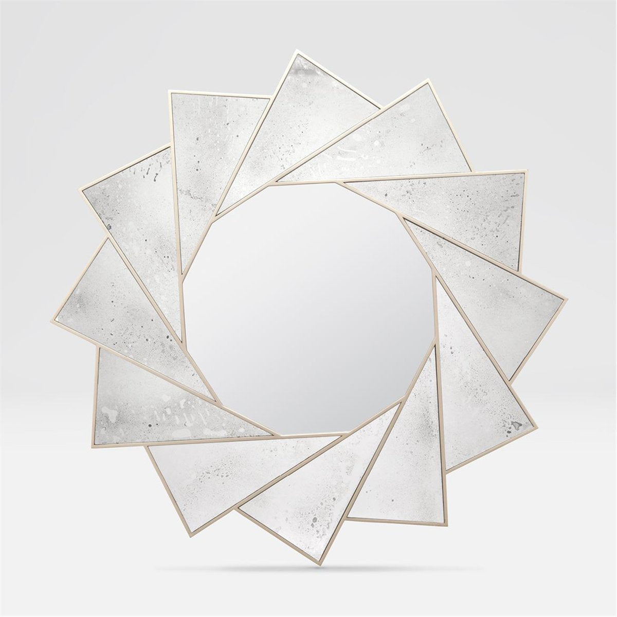  Made Goods Rowen Silverleaf Sunburst Mirror 