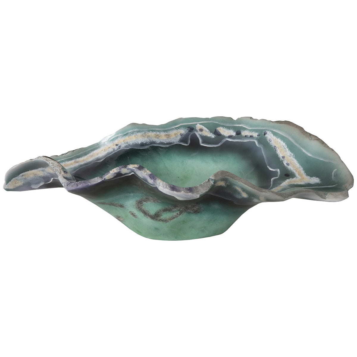  Phillips Collection Cast Onyx Small Fluorite Bowl 