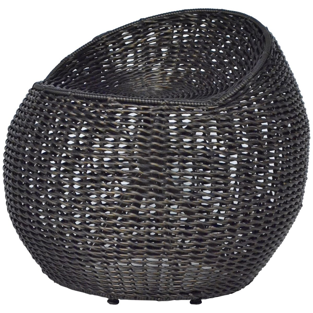  Palecek Outdoor Open Weave Wicker Swivel Stool 