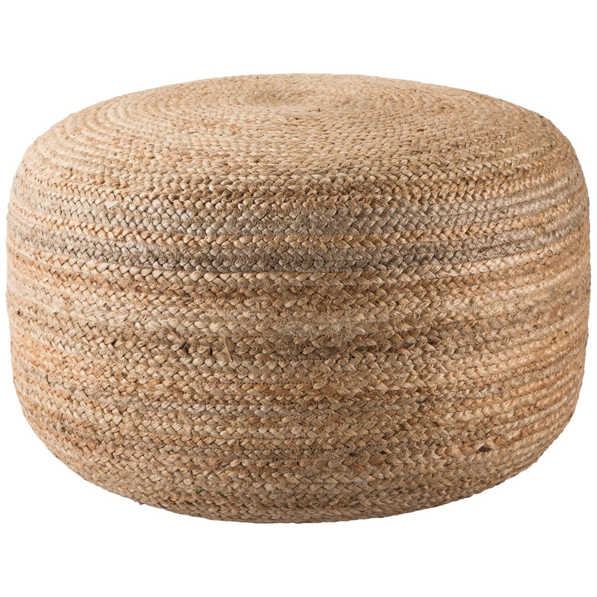  Jaipur Saba Mesa Solid Natural SAA14 Cylinder Pouf 