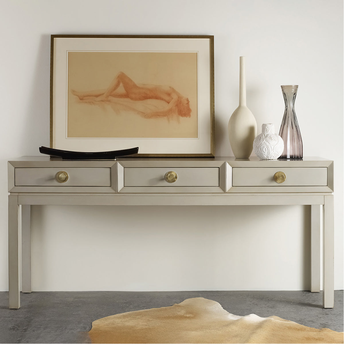  Somerset Bay Home Mod 3-Drawer Console Table 