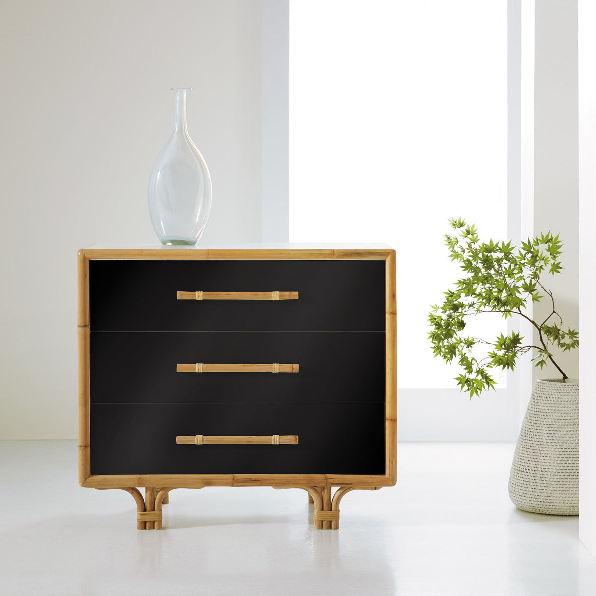  Somerset Bay Home Bamboo Bedside Chest 