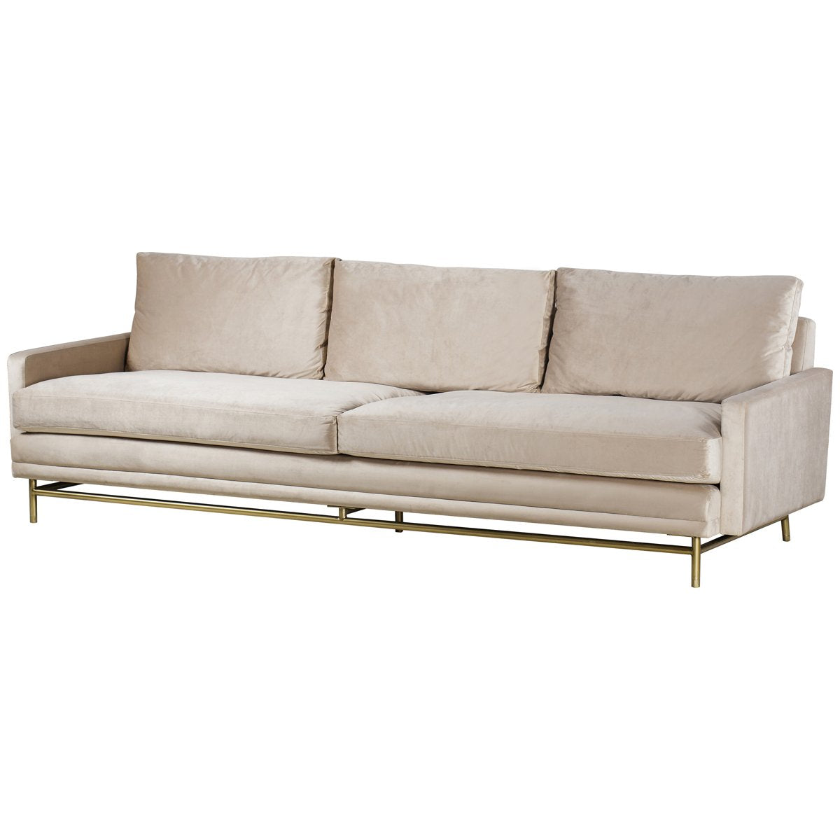  Andrew Martin Jasper Sofa - Harry Velvet Natural 