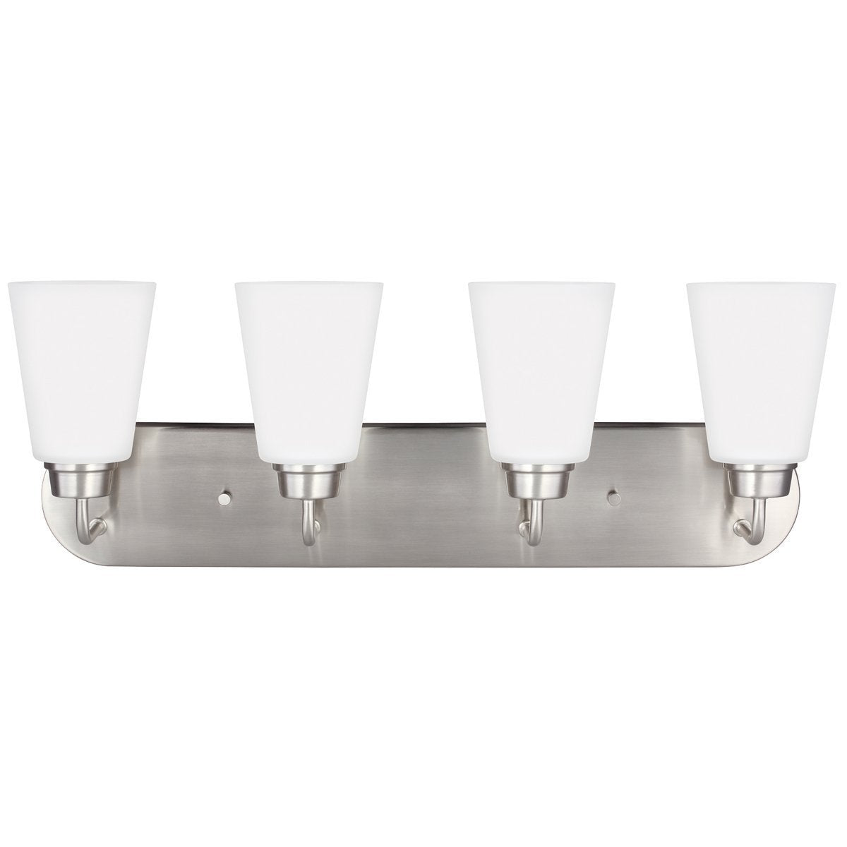  Sea Gull Lighting Kerrville Transitional Four Light Wall Bath Sconce 