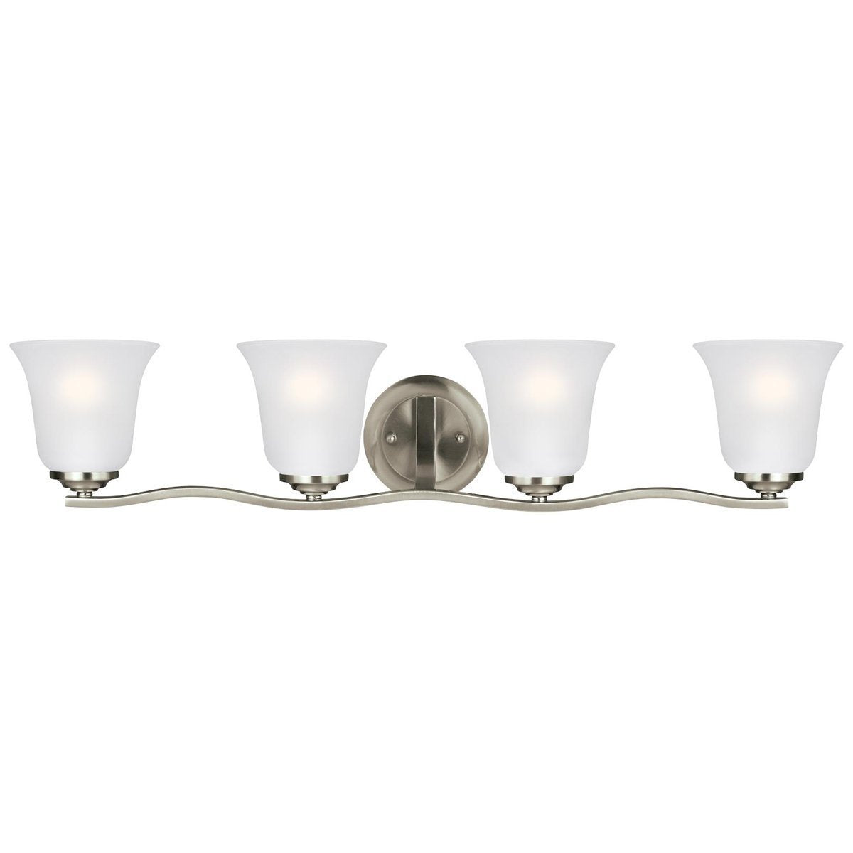  Sea Gull Lighting Emmons Four Light Wall Bath Chandelier 