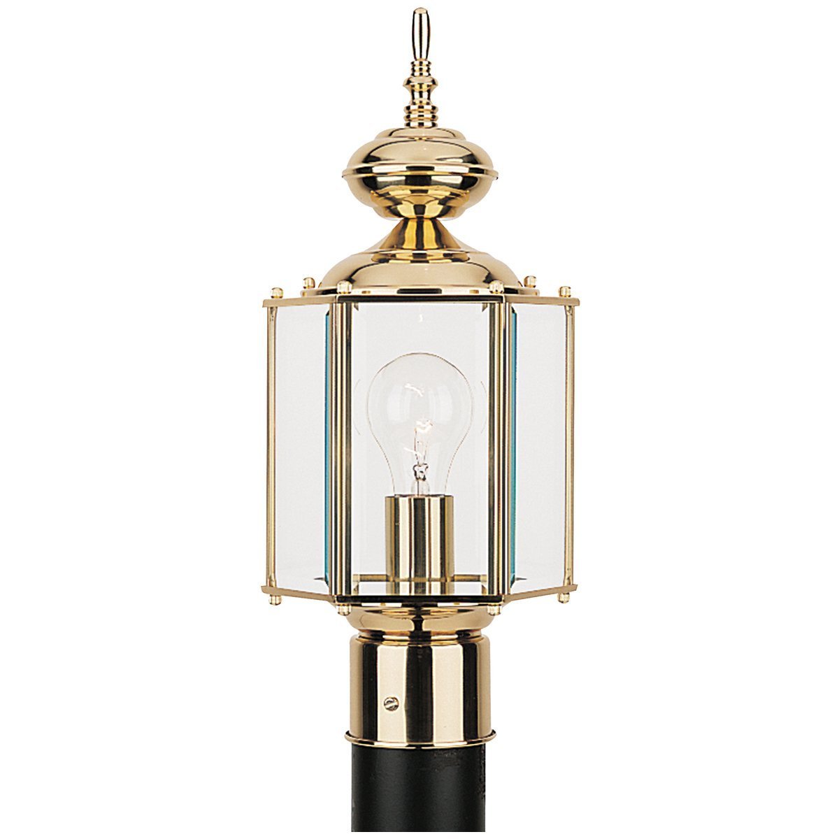  Sea Gull Lighting Classico One Light Outdoor Post Lantern 