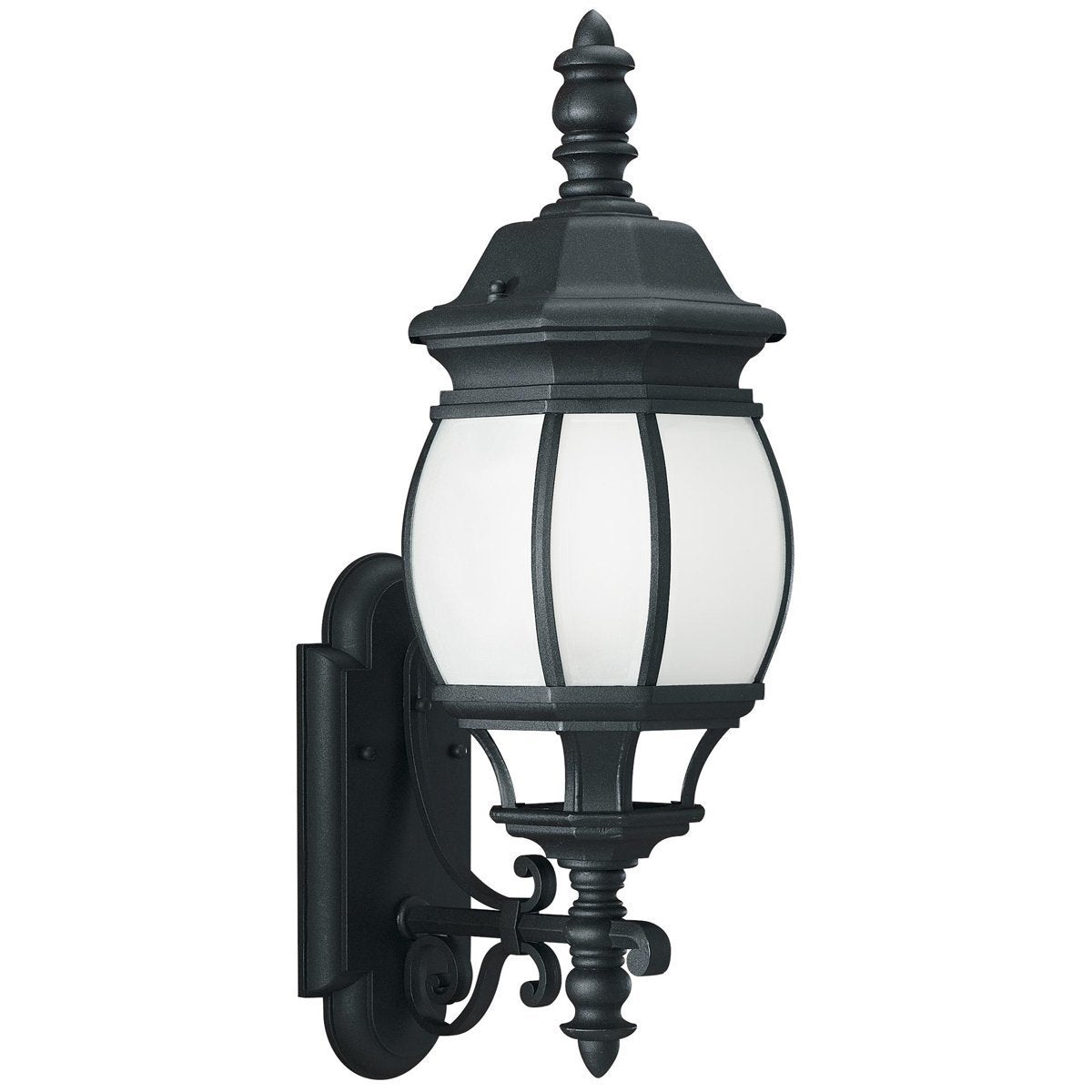  Sea Gull Lighting Wynfield Traditional One Light Outdoor Wall Lantern 