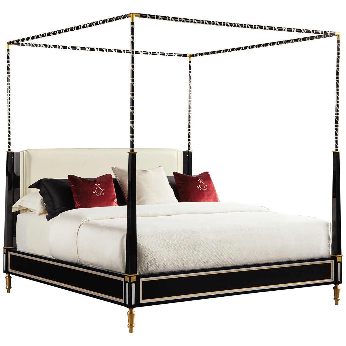  Caracole Signature Promethean The Couturier Canopy Bed - King 