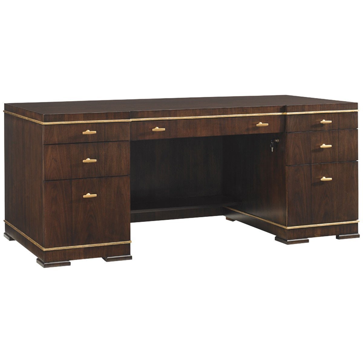  Sligh Bel Aire Dark Brown Paramount Executive Desk 