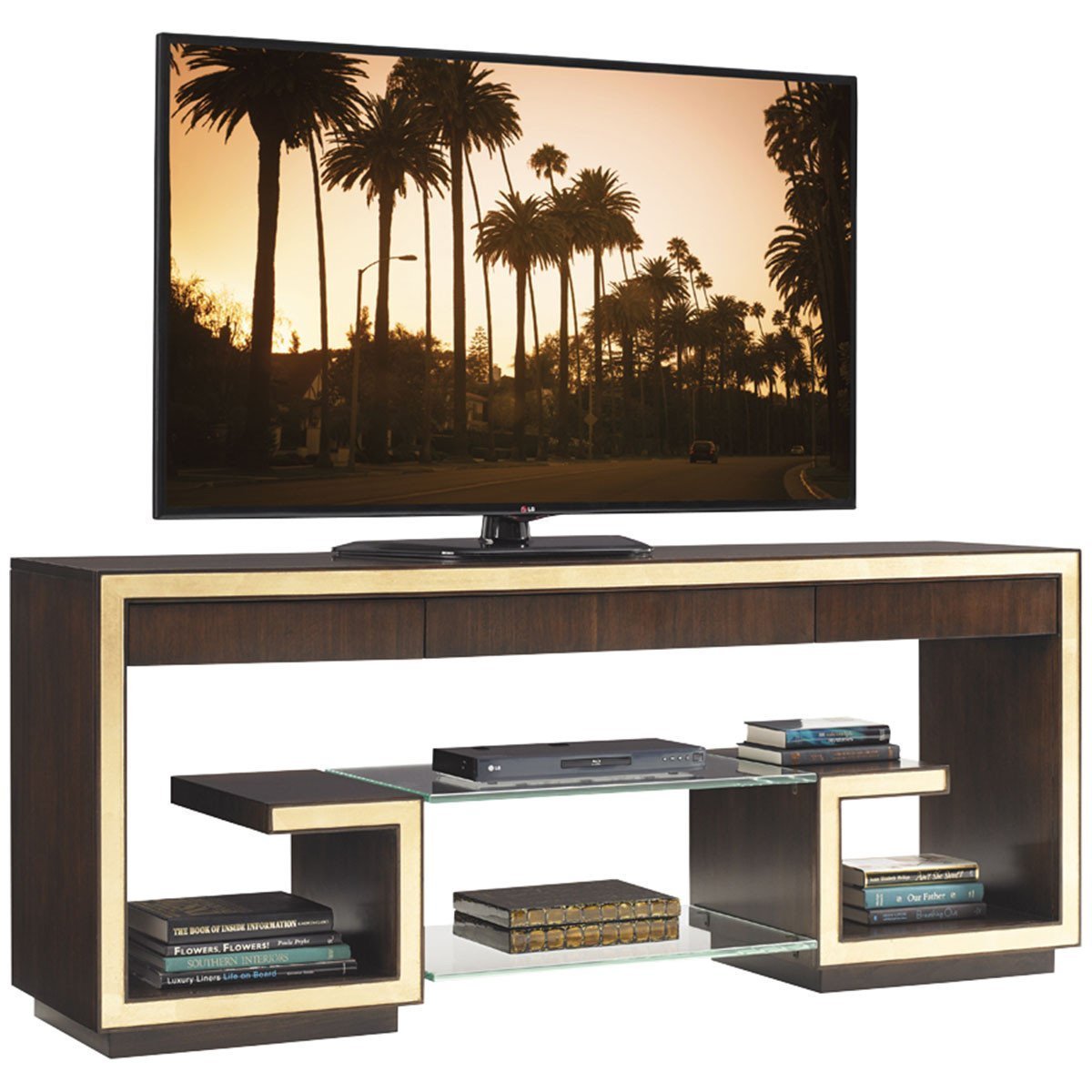  Sligh Bel Aire Dark Brown Rodeo Media Console 