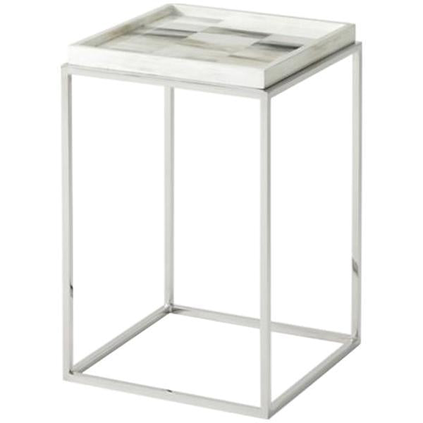  Theodore Alexander Quadrilaterals Square Accent Table 