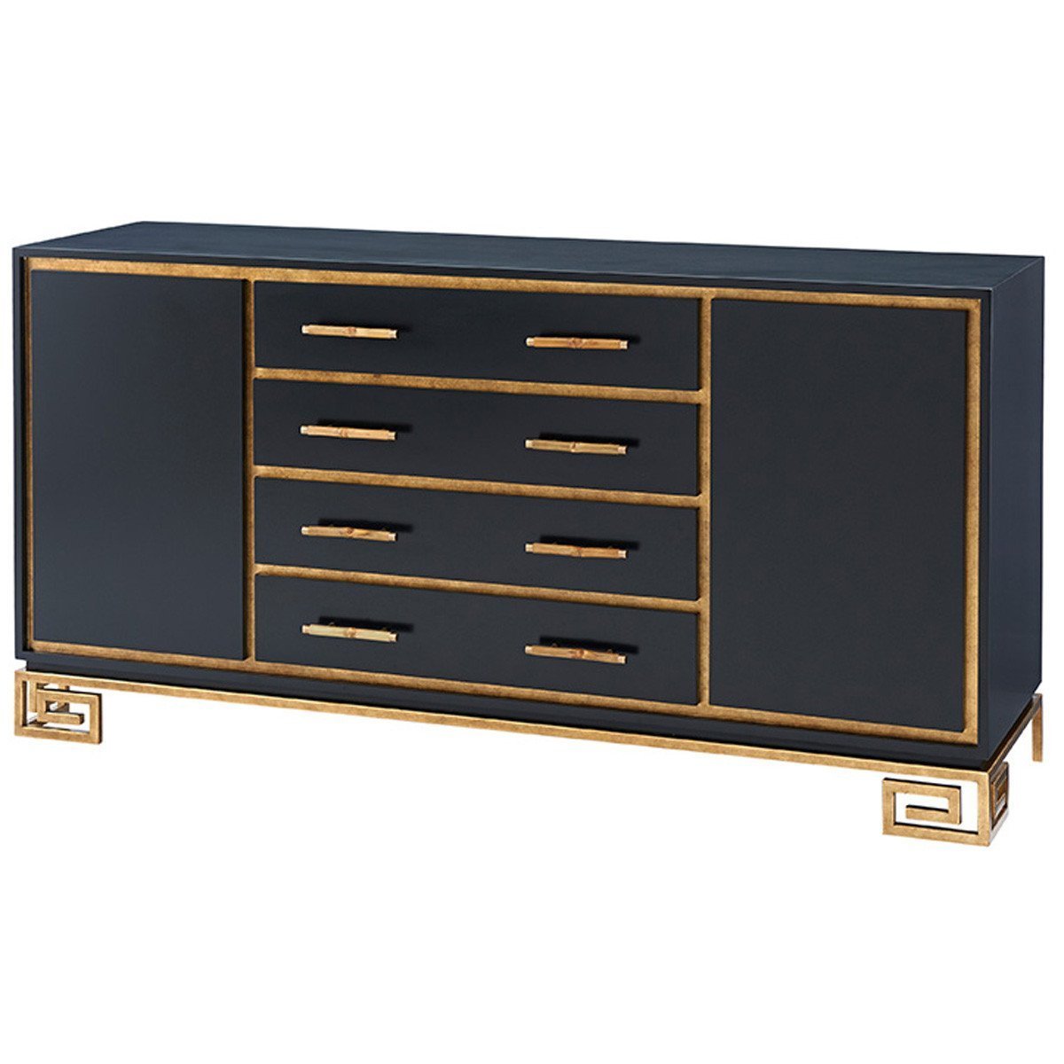  Theodore Alexander Large Inky Fascinate Cabinet 