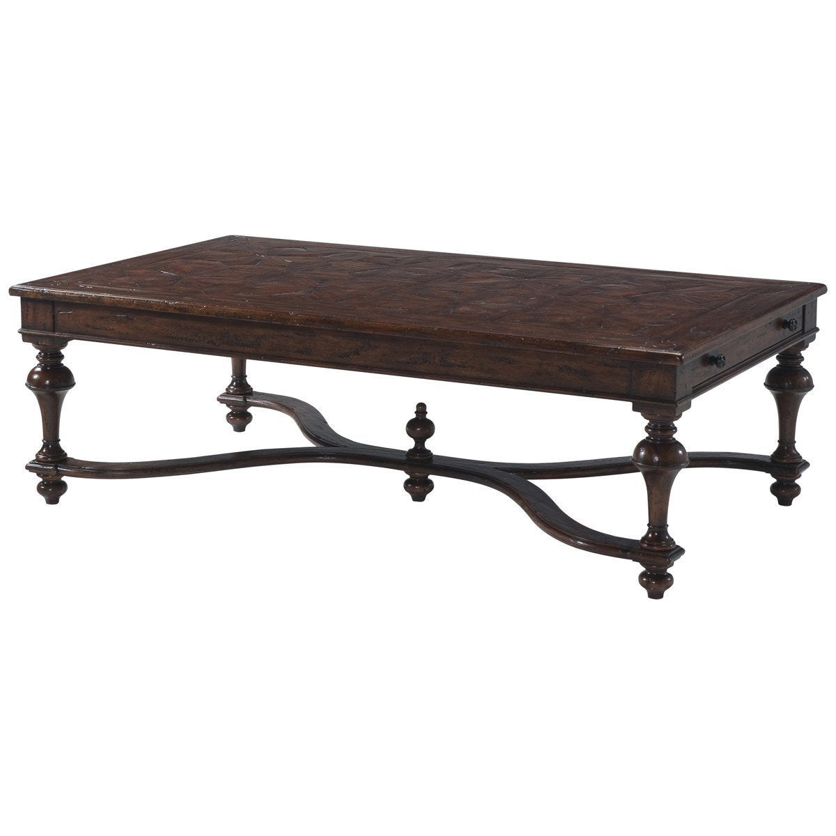  Theodore Alexander Castle Bromwich The Rustic Parquetry Cocktail Table 