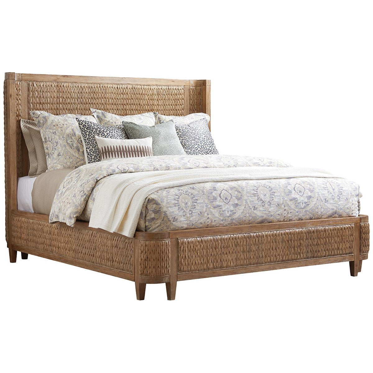  Tommy Bahama Los Altos Ivory Coast Woven California King Bed 