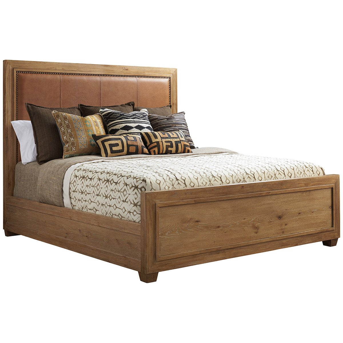  Tommy Bahama Los Altos Antilles Upholstered Panel King Bed 