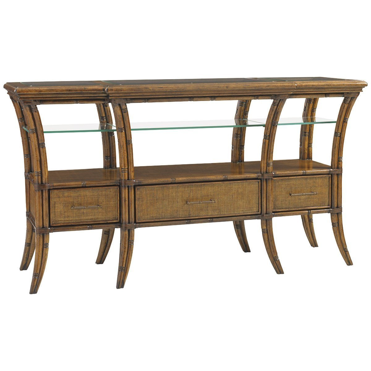  Tommy Bahama Bali Hai Medium Brown Oyster Reef Sideboard 