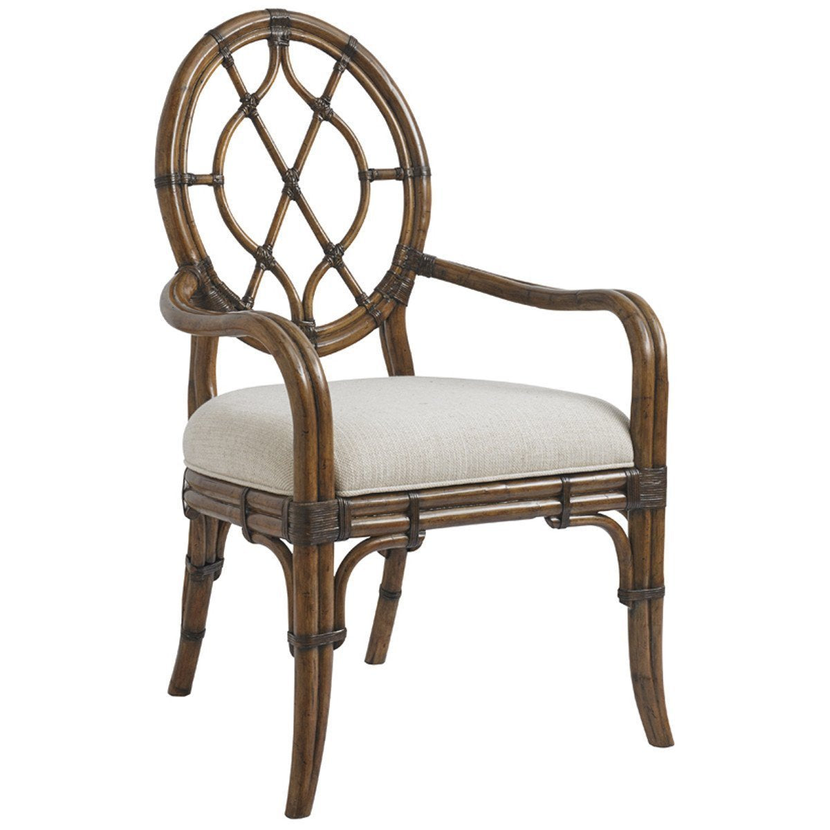  Tommy Bahama Bali Hai Cedar Key Oval Back Arm Chair 