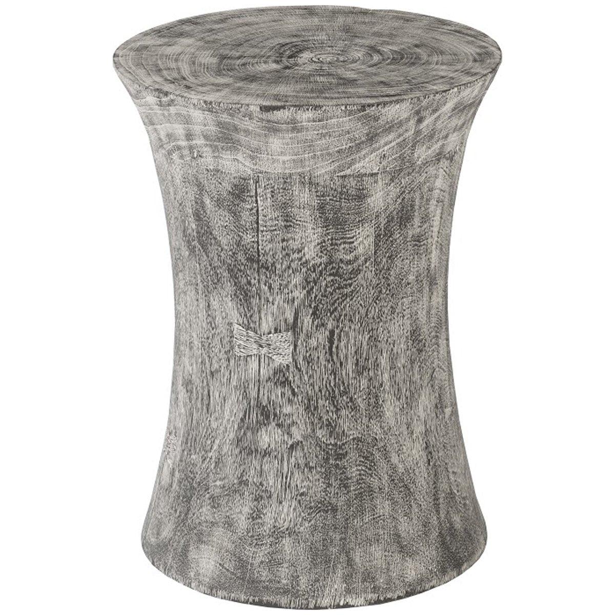  Phillips Collection Drum Stool, Gray Stone 