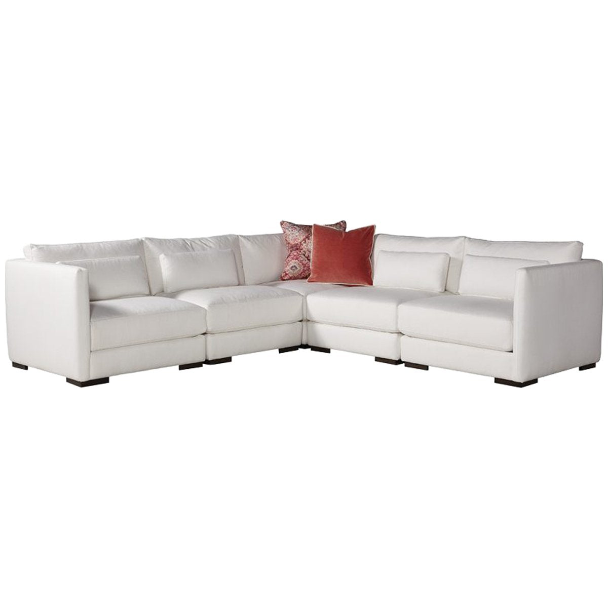  Lillian August Botero Five-Piece Sectional 