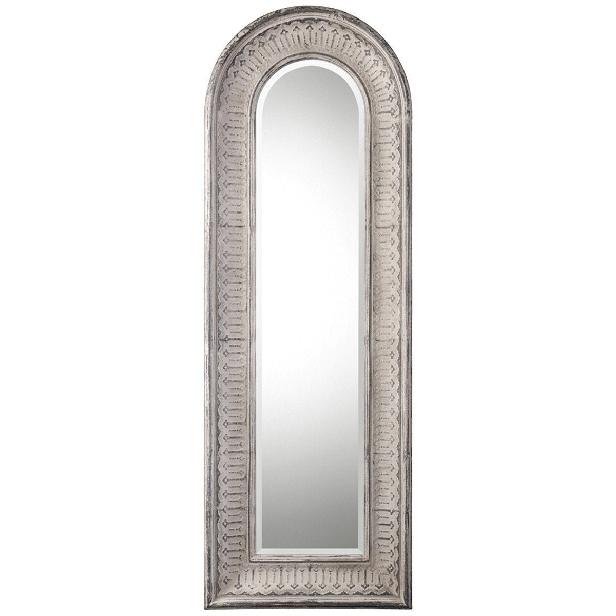  Uttermost Argenton Aged Gray Arch Mirror 