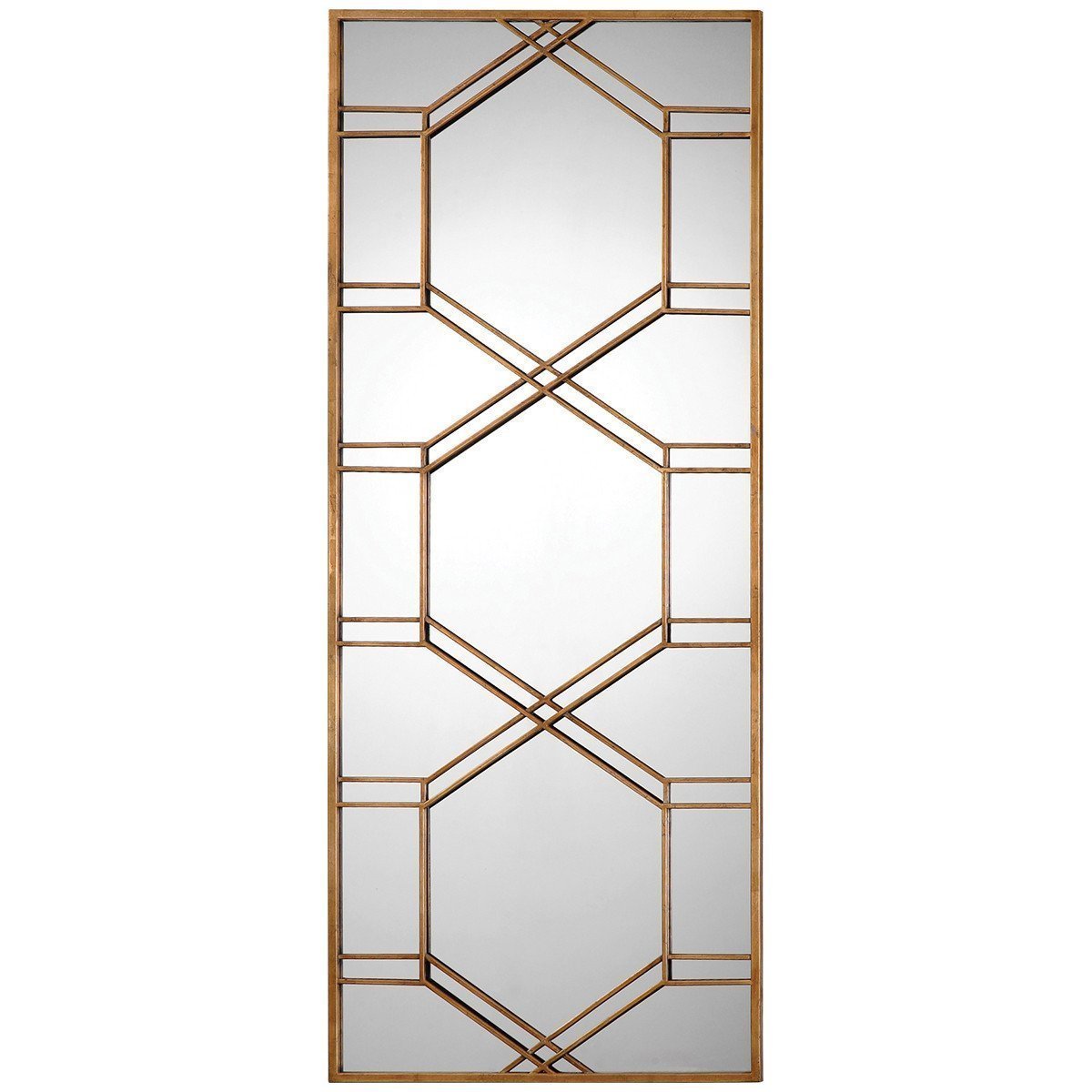  Uttermost Kennis Gold Leaf Leaner Mirror 