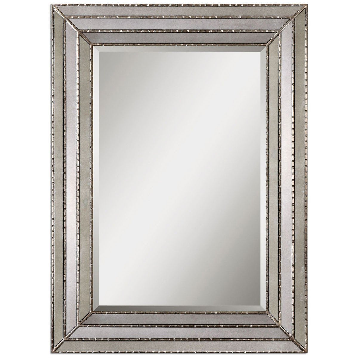  Uttermost Seymour Antique Silver Mirror 