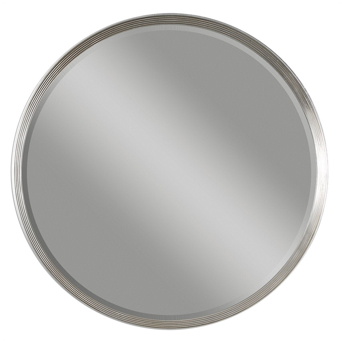  Uttermost Serenza Round Silver Mirror 