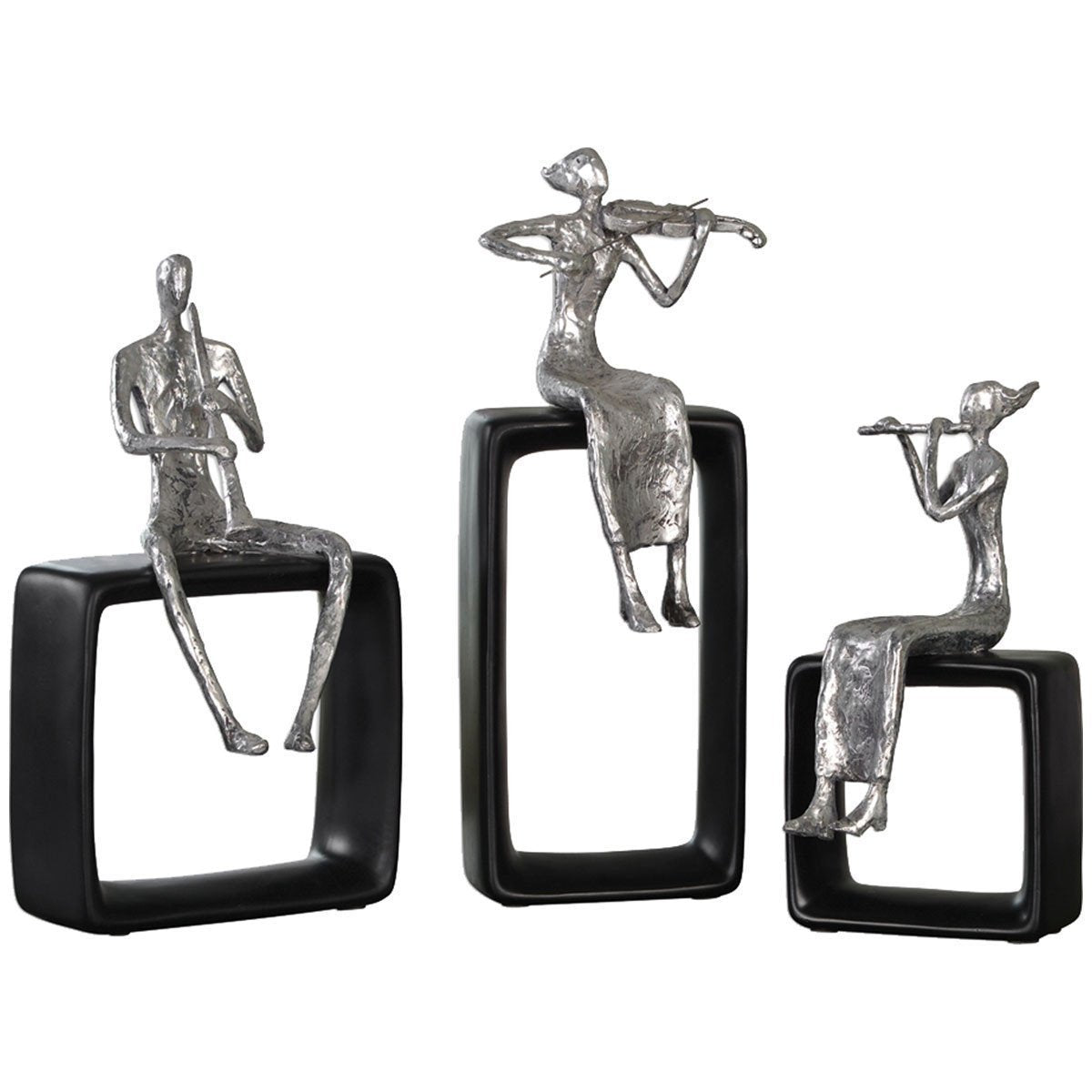  Uttermost Musical Ensemble Statues, 3-Piece Set 