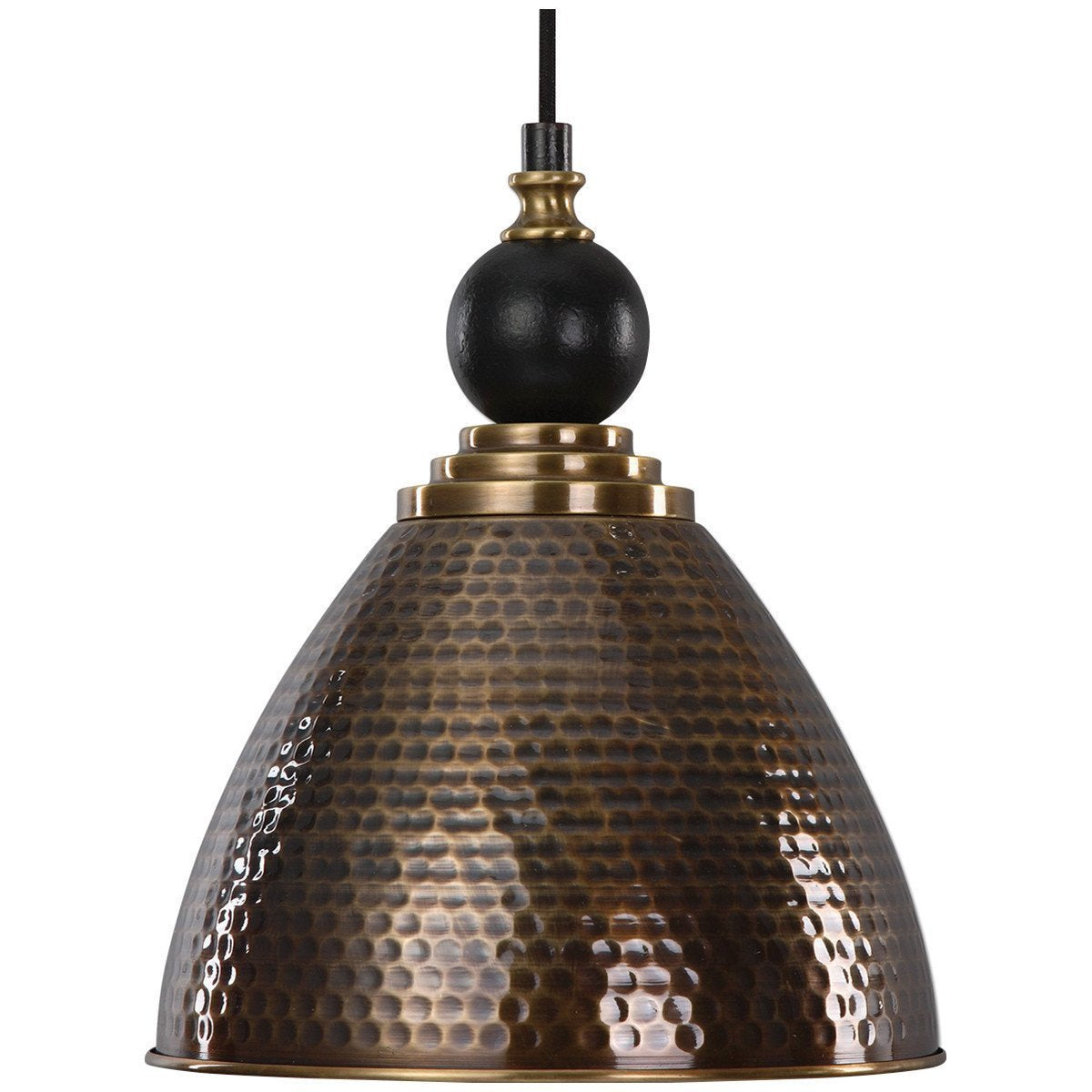  Uttermost Adastra 1-Light Antique Brass Pendant 